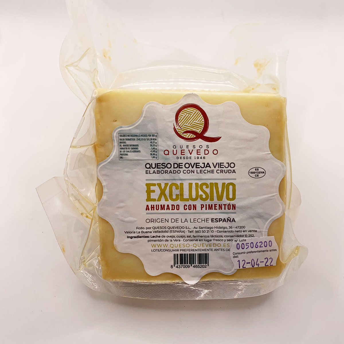 Exclusive Quevedo cheese wedge