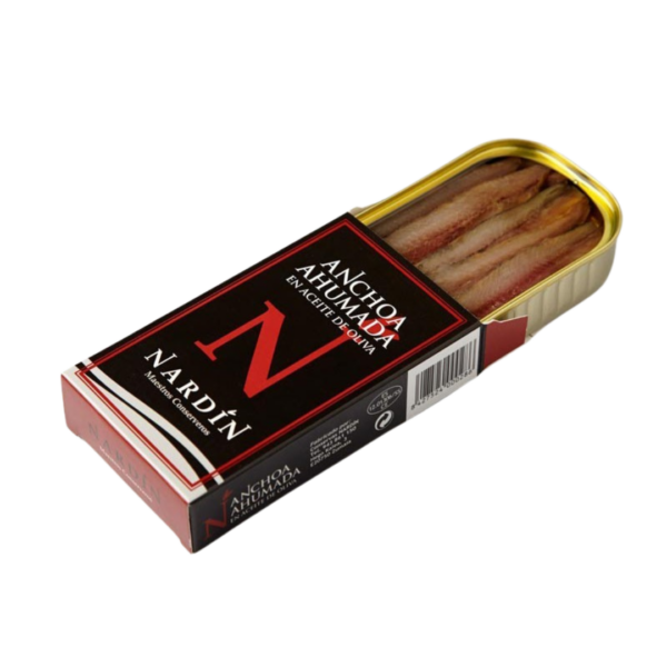 Anchoa ahumada en aceite de oliva Nardín, 100 gr - Image 2