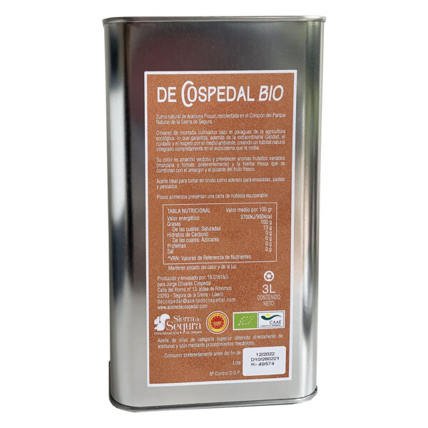 AOVE Ecológico de Cospedal, 3l - Imagen 2