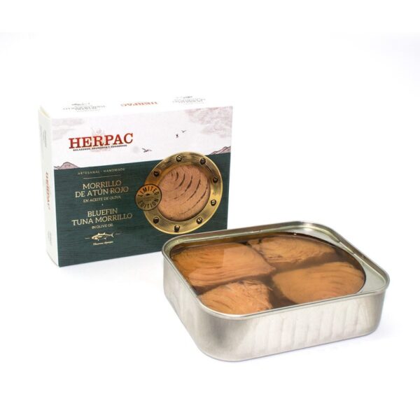 Red tuna morrillo in olive oil, Herpac 245 gr.