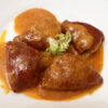 Pimientos rellenos de setas y gambas con salsa bechamel - Imagen 2