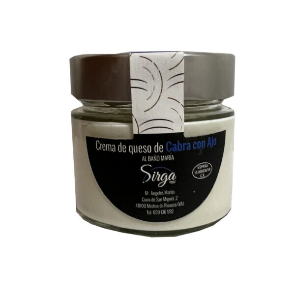 Goat cheese and garlic cream Sirga 175gr