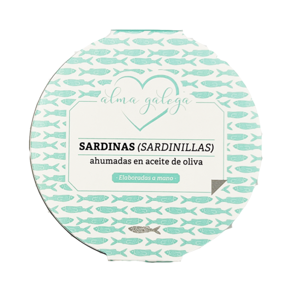 Sardinas ahumadas en aceite de oliva Alma Galega 115gr