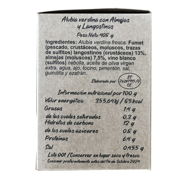 Alubia verdina con langostino y almeja - Image 3