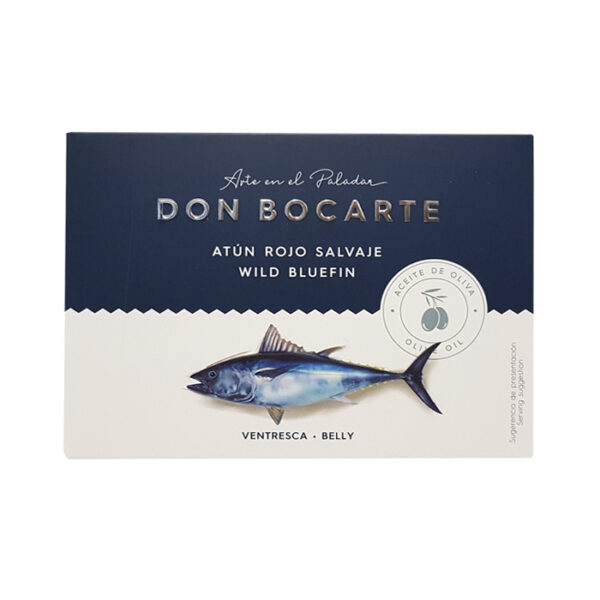 Ventresca de atún rojo salvaje en aceite de oliva Don Bocarte 120 gr.