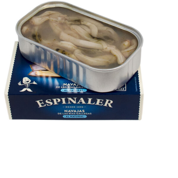 Navajas al natural Espinaler 5-8 pzas 115 gr.
