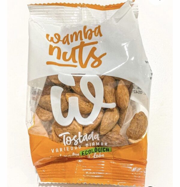 Organic toasted almonds wamba nuts 100gr