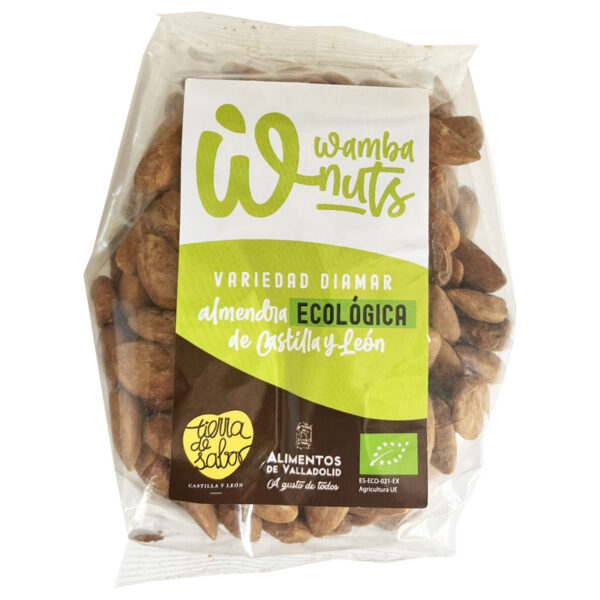 Almendra repelada tostada ecológica wamba nuts 200gr
