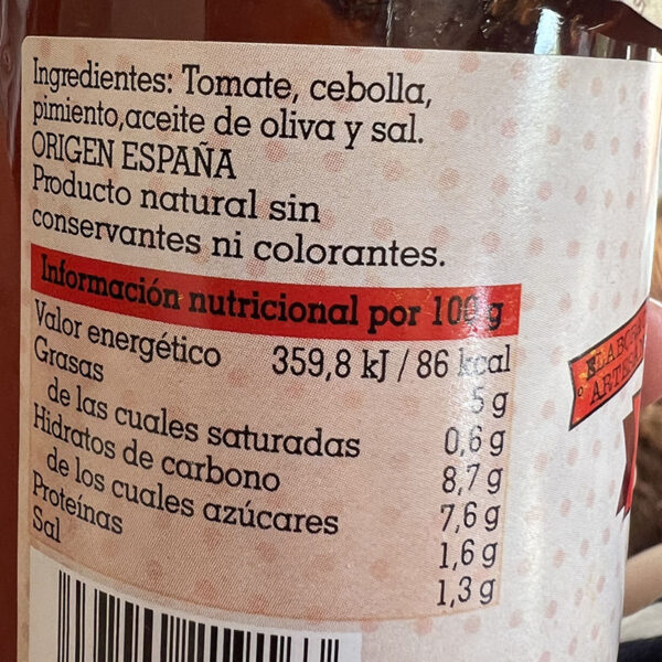 Tomate frito casero, Vega Esla, 3 botes - Image 2