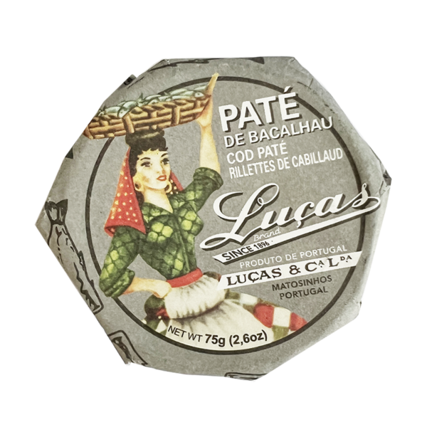 Cod pâté, preserved lucas 90gr