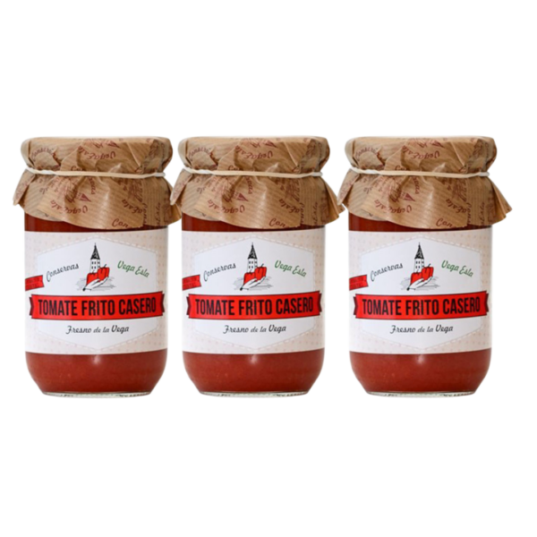 Homemade fried tomato, Vega Esla, 3 jars
