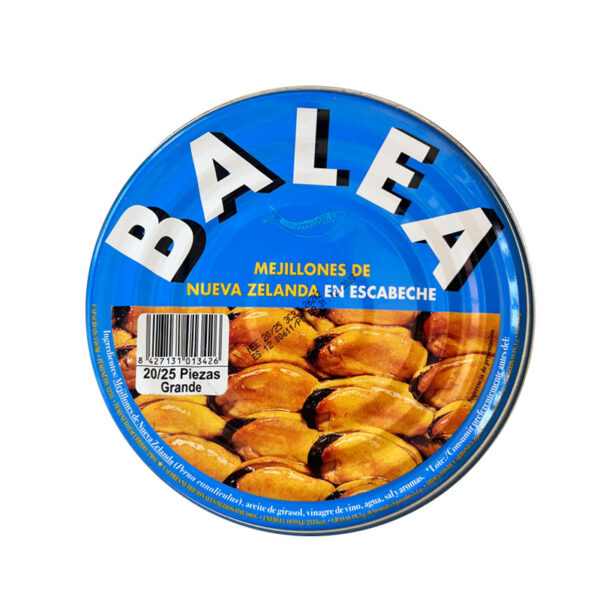 Mejillón en escabeche Balea 20/25, 550 gr