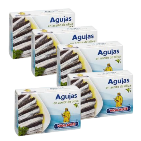 Needles in Olive Oil 115gr (pack of 5 cans)