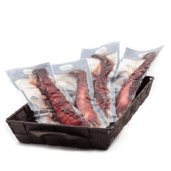 Lote de 4 garras de pulpo cocido extra en su jugo