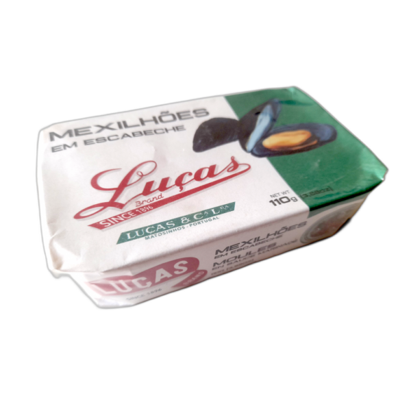 Pickled mussels, preserved lucas 110gr