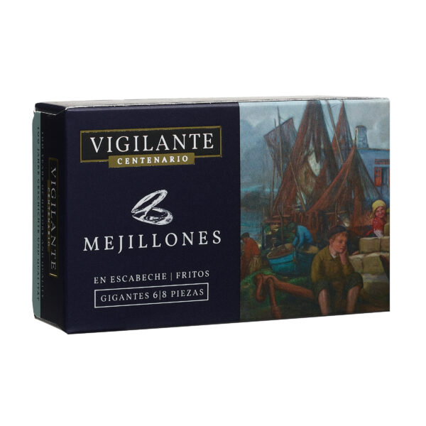Mejillones en escabeche 6/8 Vigilante Centenario, 115 gr