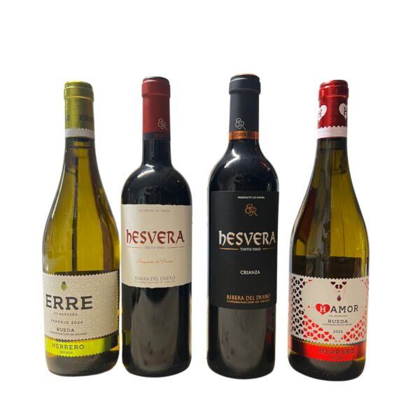 Pack Gourmet 4 Vinos Ribera del Duero & Rueda