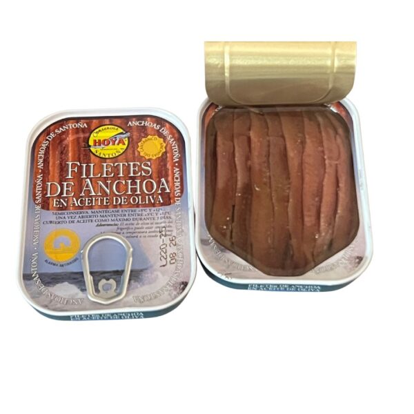 Anchoas en Aceite de Oliva Conservas Hoya – Pack 4 Latas - Image 3
