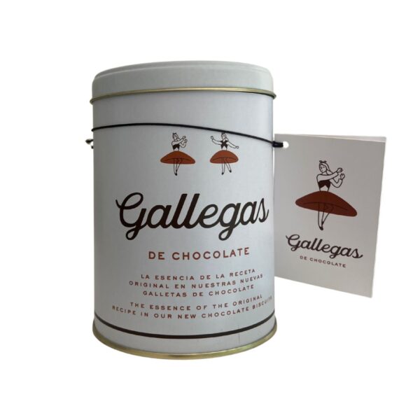 Gallegas de Chocolate, lata 250gr