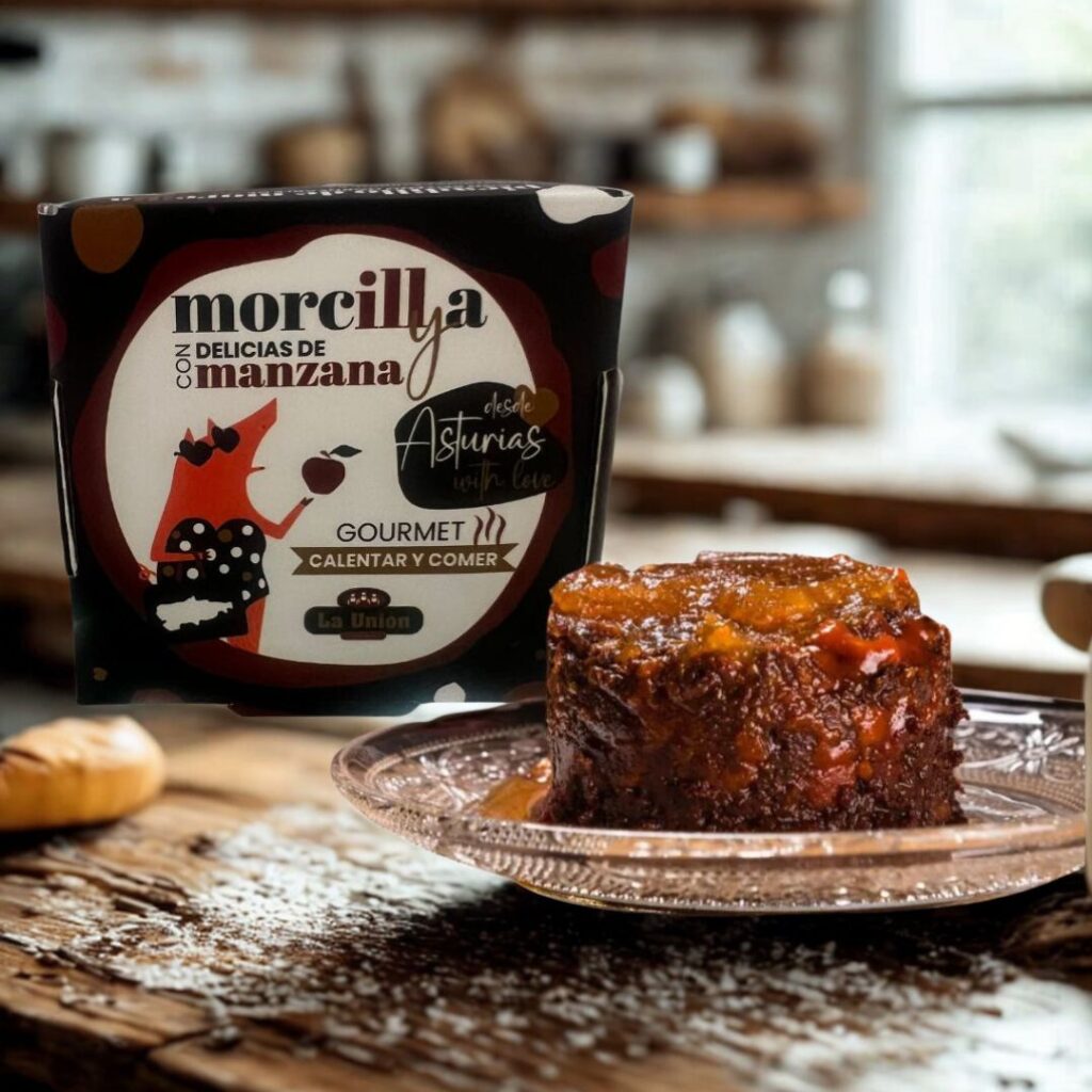 Black pudding with apple delights