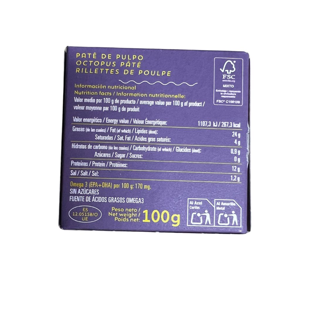 Paté de Pulpo, 100 gr. Agromar - Imagen 3